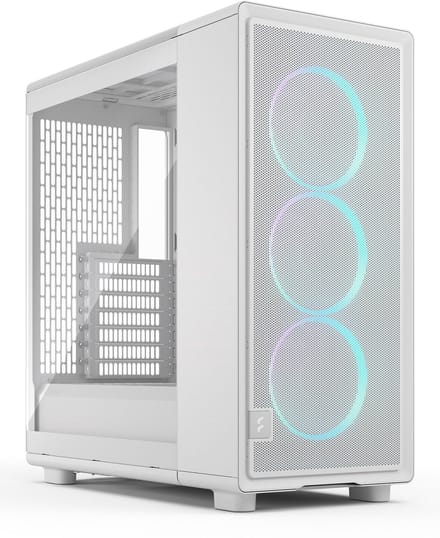Fractal Design Epoch White TG RGB - Case - Miditower - Wit