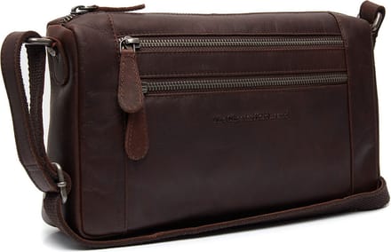 Chesterfield Alberta Waxed Pull Up Schoudertas - Bruin