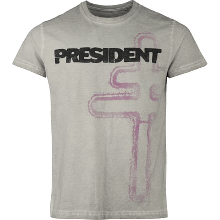 President T-shirt - Angel - S tot 3XL - voor Mannen - grijs