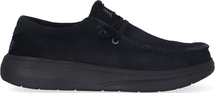 HEYDUDE - Wally Comf Suede Heren Instappers Black - Maat 42