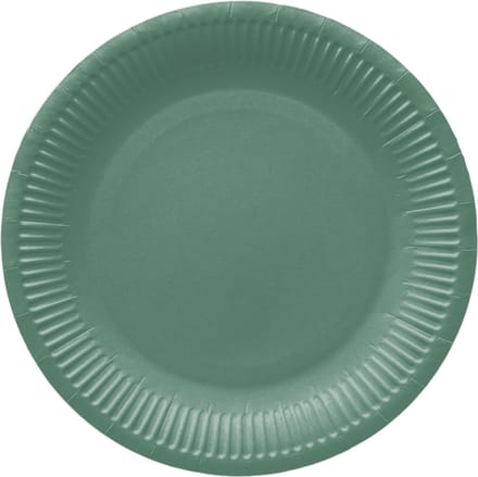 PAW - Papieren bordjes - 23 cm - Dark Green