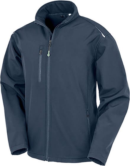 Result Recycled 3-Layer Printable Softshell Jacket RT900 - Navy - XXL