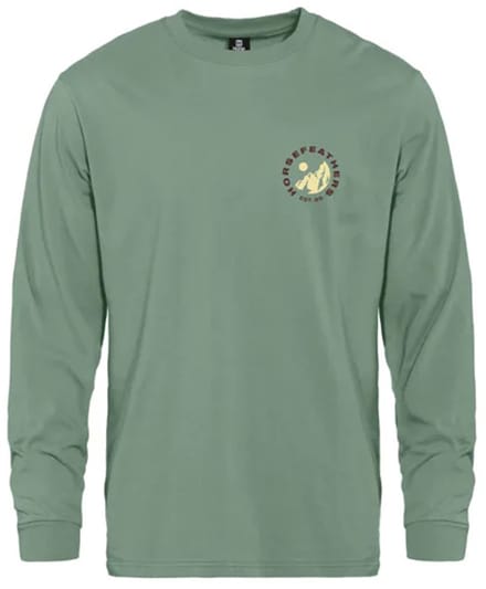 Horsefeathers Altitude Ls T-shirt (ijsberggroen) - M