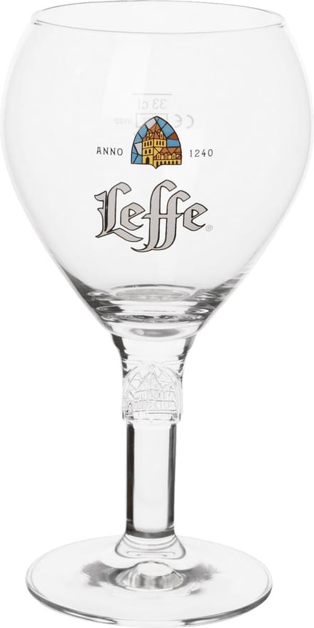 Leffe Bierglas 33 cl / 330 ml, Giftbox | Bierglazen voor Speciaalbier | Glas | Voor Thuis en Horeca