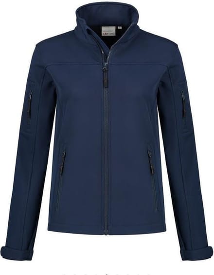 Santino Santo Dames Softshell stretch - Marine - M