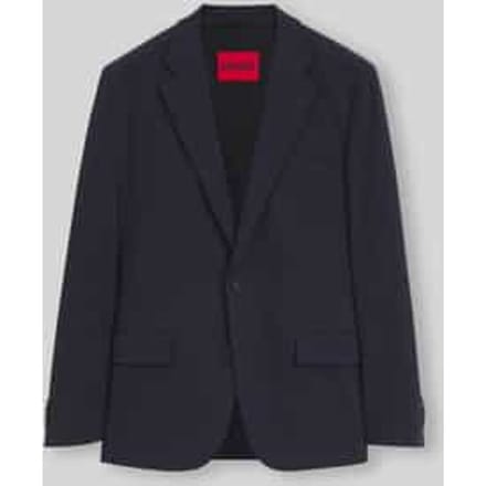 slim fit colbert van katoenmix