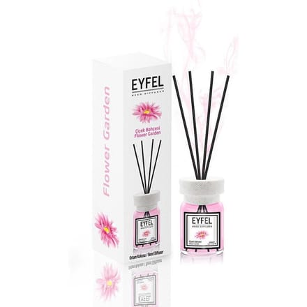 EYFEL - REED DIFFUSER - GEURSTOKJES - HUISPARFUM - FLOWER GARDEN - 120ML