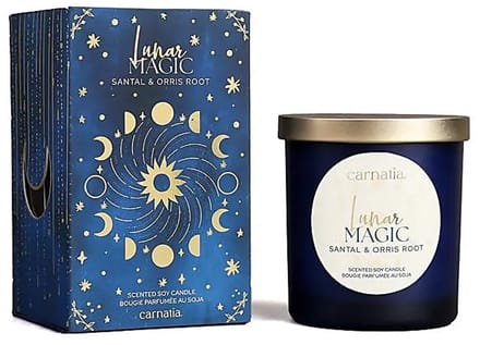 Carnatia Starry Spell sojakaars glas Lunar Magic – Ø8 cm x 9 cm