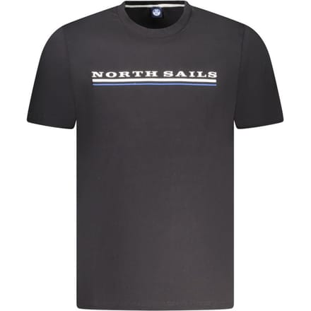 North Sails Zwarte Katoenen Heren T-Shirt