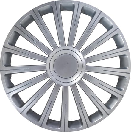 Carpoint Wieldoppen Radical Pro 14 Inch Abs Zilver Set Van 4