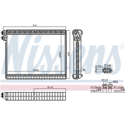 Verdamper, airconditioning NISSENS 92364