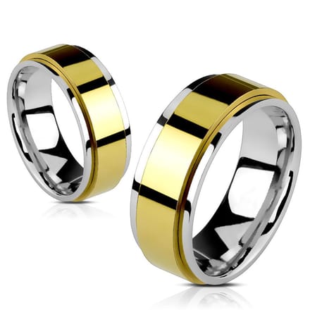 Rani - Ring Heren - Gouden Ringen - Dames Ring - Ring Mannen - Mannen Ring - Ring Goud Dames