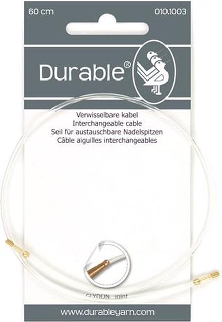 Durable 010.1003 Kabel 60cm voor verwisselbare brei- en haaknaalden