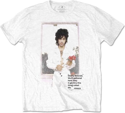 Prince - Beautiful Photo Heren T-shirt - M - Wit