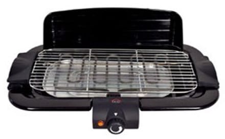 DCG Eltronic BQS2496 buitenbarbecue & grill Electrisch Zwart 2000 W