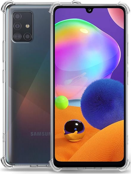 Hoesje geschikt voor Samsung Galaxy A31 - Back Cover Transparant Shockproof