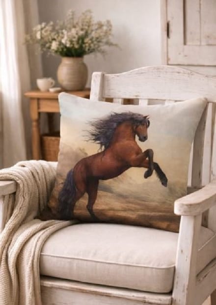 Equine Elegance Collection Kussenhoes - 45x45 cm