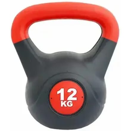 Softee Pvc 12kg Kettlebell Zwart 12 kg