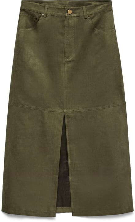 Vero Moda Vmkathy Hw Midi Kirt Olive Night | Kaki | Maat: S