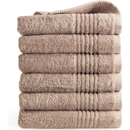 PHLOX Supreme Handdoeken 50x100 - set van 6 - Zware kwaliteit 600 g/m2 - Sand