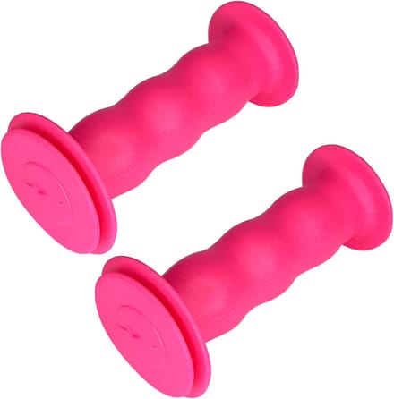 Antislip Fietshandgrepen 85 mm voor Kinderen - Roze MTB Vintage