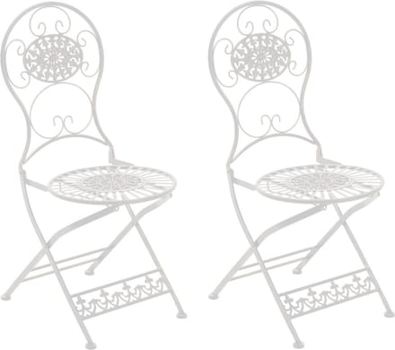 CLP Mani Set van 2 Tuinstoelen wit