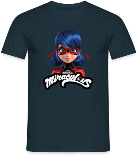 Miraculous Ladybug Met Logo T-Shirt Heren