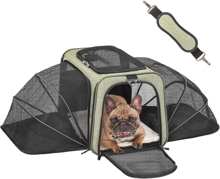 Omgoods - Vouwbare Transporttas voor Katten en Honden, Uitbreidbaar