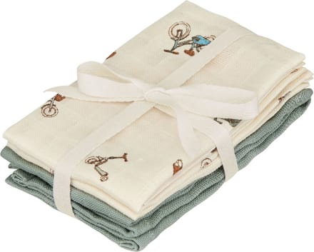 Cam Cam Copenhagen Bicycles Washand 4 Stuks