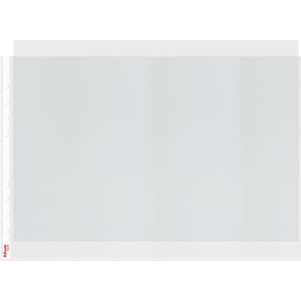 Esselte Showtas - PP - A3 landscape - 30% Pre-consumer Gerecycled Plastic - 50 stuks - Transparant