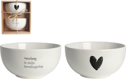 CasaLupo Kleine Kommen Genieters ø 13 cm - 2 Stuks