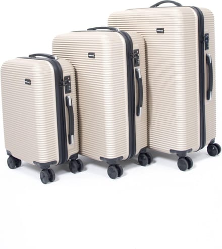 AttitudeZ Air-Z Reiskoffer Set Champagne