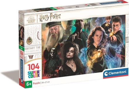 Clementoni - Harry Potter - Puzzles 104 Pieces Super - Puzzle enfant - Des 6 ans - 38x27cm