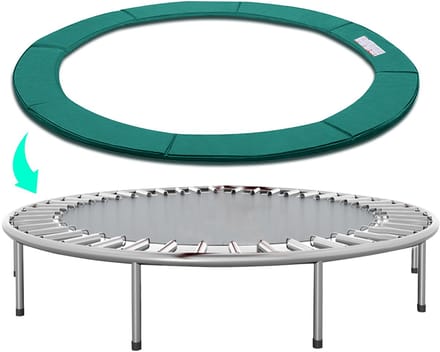 Groene trampoline randafdekking 8FT – veerbescherming 244 cm voor buitentrampoline
