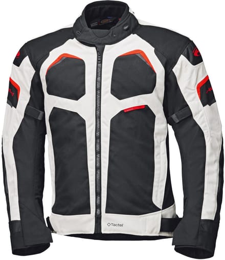 Held Manzano Top Wit Zwart Rood Waterdicht Textiele Motorjas - Jas