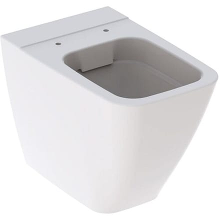 Geberit iCon Square pedestal washdown WC, closed form, without flushing rim 211910000