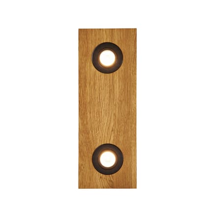 HerzBlut plafondlamp Lennon, 44 cm, 2-lamps, hout, GU10
