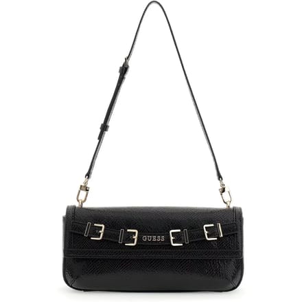 GUESS schoudertas Dovie Flap Shoulder Bag Cream White crème