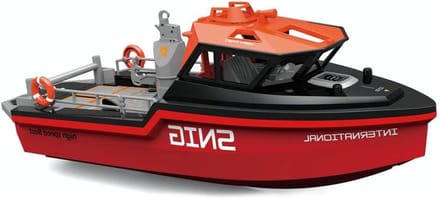 RC Reddingsboot - Waterscooter Speelgoed - Waterpret - Borstelloze Motor - 320mm Lengte - Zwart