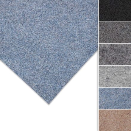 FLOORDIREKT Naaldvilt - Superflex - Blauw - 200 x 100 cm