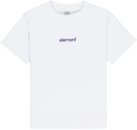Element Lowcase T-shirt Met Korte Mouwen Wit 14 Years Jongen