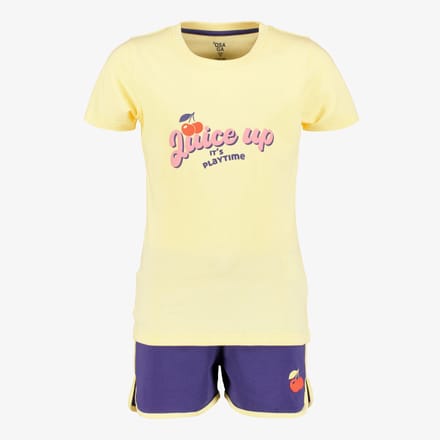 Osaga meisjes sport set geel paars - Maat 110