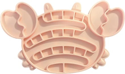 JU&MP Likmat - Voerpuzzel Kat - Slow Feeder - Anti Schrokbak - Krab - Roze