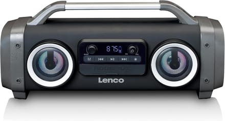 Waterdichte Boombox met Bluetooth, FM Radio en Lichteffecten