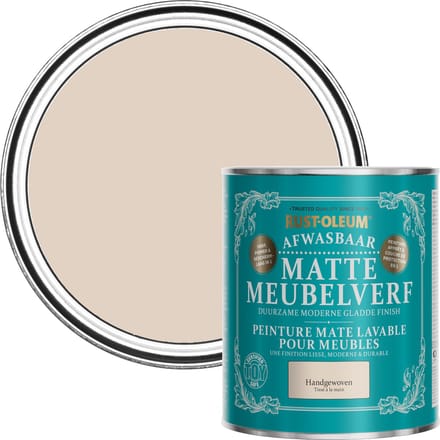 Rust-Oleum Lichtroze Afwasbaar Matte Meubelverf - Handgewoven 750ml