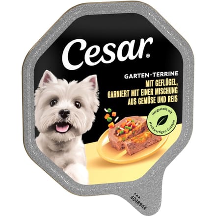 Megapack Cesar kuipjes 28 x 150 g - Gevogelte, groente en rijst