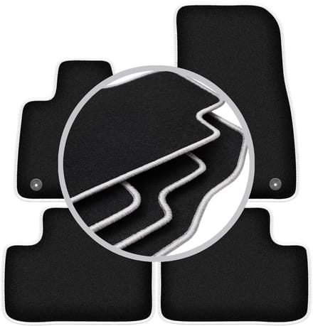 CARLUX-SILVER automatten voor: Volvo XC40 Elektrische crossover (2020-)