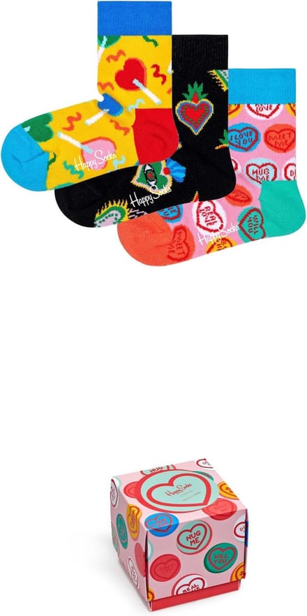 Happy Socks Kids I Love You Giftbox - Maat 2-3Y