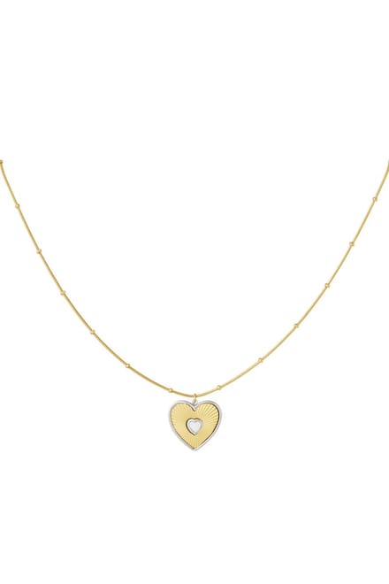 Ketting lover heart - Goud kleur