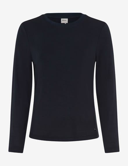 Brax Dames Shirt  Style CARINA L navy, donkerblauw, maat 48